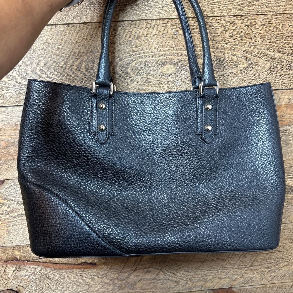 Gucci Black Pebbled Leather Hasler Horsebit Tote in Like New Condition - Picture 5 of 16